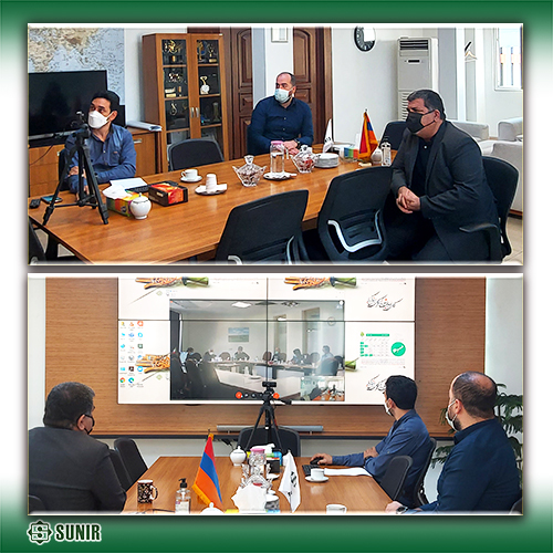 Checking the latest status of Armenia third transmission line project in a virtual meeting with Tavanir Company