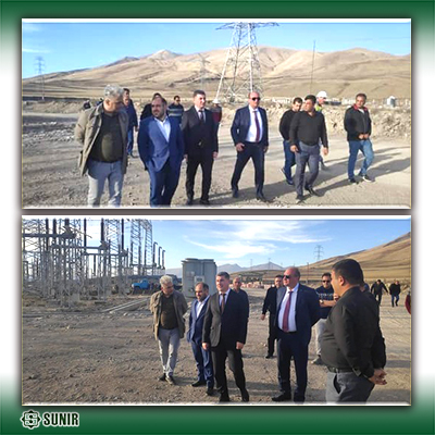 Minister of Regional Management and Energy Infrastructure of Armenia Gnel Sanosian visited Noravan substation site
