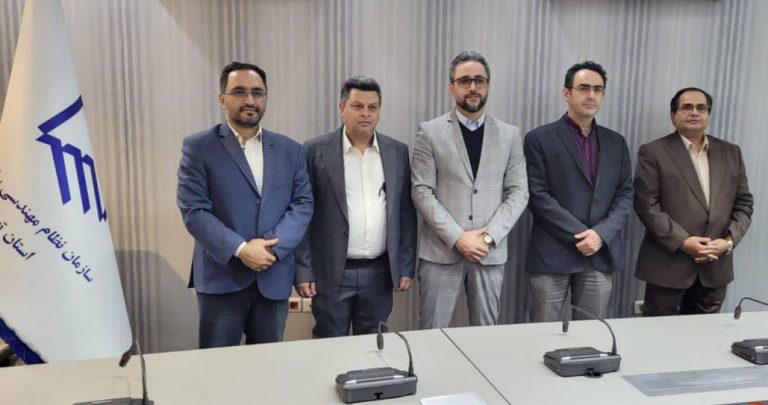 تبریک مدیر عامل شرکت صانیر به اعضای جدید هیات مدیره سازمان نظام مهندسی ساختمان استان تهران