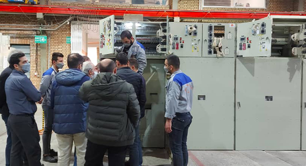 Testing the electric board panels of Noravan 220/400 kV substation project in Armenia with the presence of representatives of the employer company (HVEN)